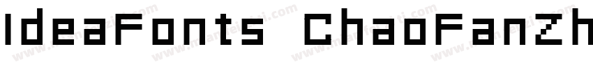 IdeaFonts ChaoFanZha字体转换